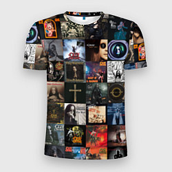 Футболка спортивная мужская Ozzy Osbourne - обложки альбомов и песен, цвет: 3D-принт