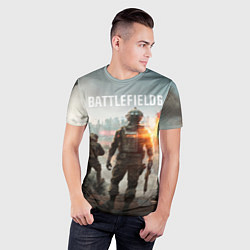 Футболка спортивная мужская Битва за Бруклин из Battlefield 6, цвет: 3D-принт — фото 2