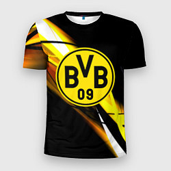 Футболка спортивная мужская Borussia спортивная геометрия, цвет: 3D-принт