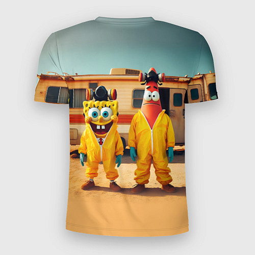 Мужская спорт-футболка Spomge Bob and Patrick Star - Breaking bad / 3D-принт – фото 2
