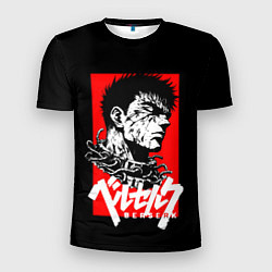 Футболка спортивная мужская Берсерк аниме, цвет: 3D-принт