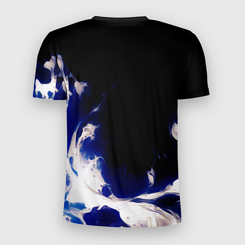 Мужская спорт-футболка Синее пламя / 3D-принт – фото 2