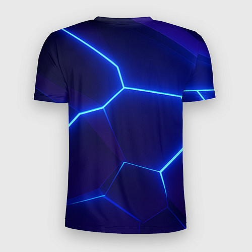 Мужская спорт-футболка BTS на темно-синем фоне / 3D-принт – фото 2