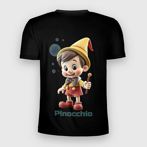 Мужская спорт-футболка Pinocchio / 3D-принт – фото 2