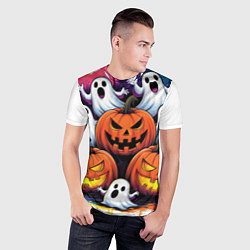 Футболка спортивная мужская Happy Halloween 25, цвет: 3D-принт — фото 2