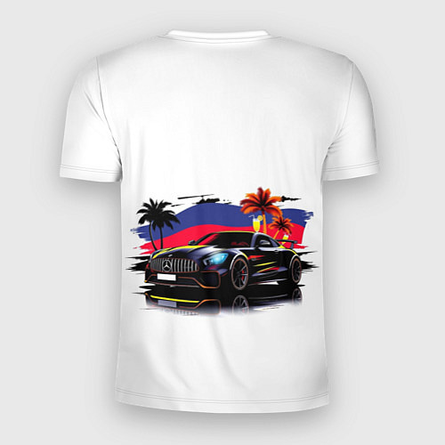 Мужская спорт-футболка Mercedes amg / 3D-принт – фото 2