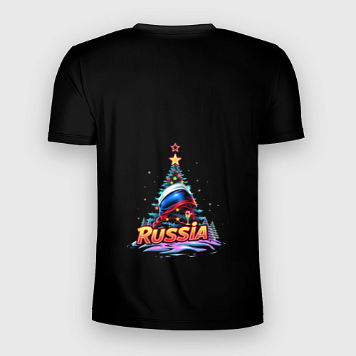 Мужская спорт-футболка Ёлка и компания / 3D-принт – фото 2