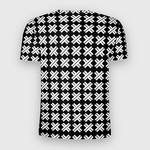 Мужская спорт-футболка Borussia pattern geometry / 3D-принт – фото 2