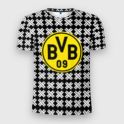 Мужская спорт-футболка Borussia pattern geometry