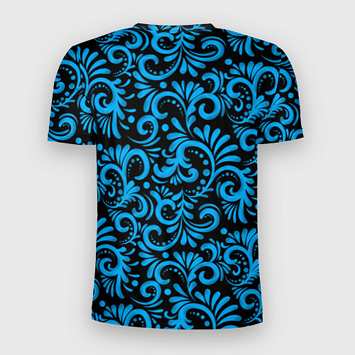 Мужская спорт-футболка Русские этнические узоры / 3D-принт – фото 2