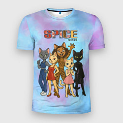 Мужская спорт-футболка Spice girls кошки из 90х