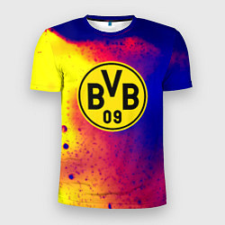 Футболка спортивная мужская Borussia космические краски, цвет: 3D-принт