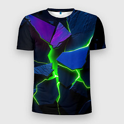 Мужская спорт-футболка Neon tile