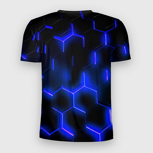 Мужская спорт-футболка FC Bayern Mnchen соты / 3D-принт – фото 2