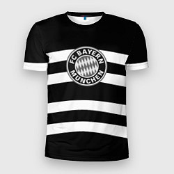 Футболка спортивная мужская Bayern Mnchen волны, цвет: 3D-принт