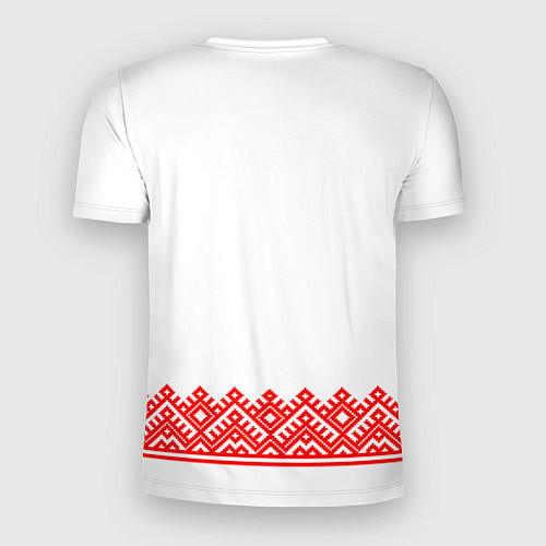 Мужская спорт-футболка Славянская вышиванка с узорами и оберегом / 3D-принт – фото 2