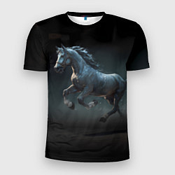 Мужская спорт-футболка Конь бегун