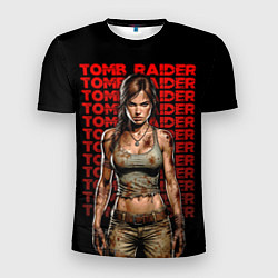 Футболка спортивная мужская Lara Croft - расхитительница гробниц, цвет: 3D-принт