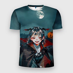 Мужская спорт-футболка Вампирша МаоМао - Монолог Фармацевта аниме Хэллоуи