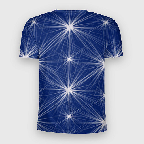 Мужская спорт-футболка Звезды на синем фоне / 3D-принт – фото 2