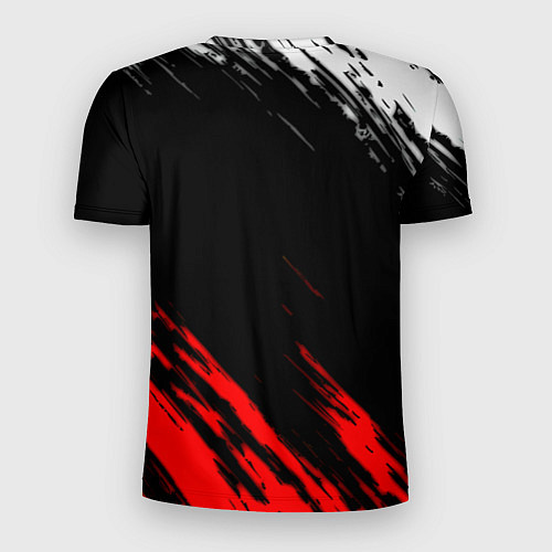 Мужская спорт-футболка Манчестер Юнайтед x Ювентус краски / 3D-принт – фото 2