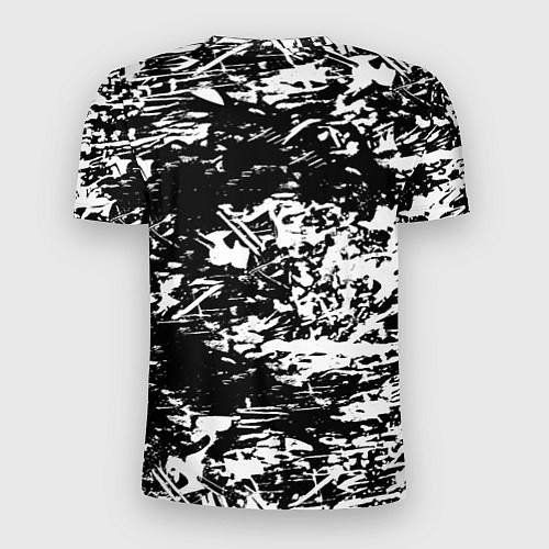 Мужская спорт-футболка Боруссиа белые краски / 3D-принт – фото 2