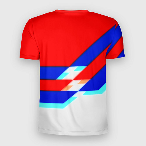 Мужская спорт-футболка Манчестер Юнайтед полосы геометрия / 3D-принт – фото 2