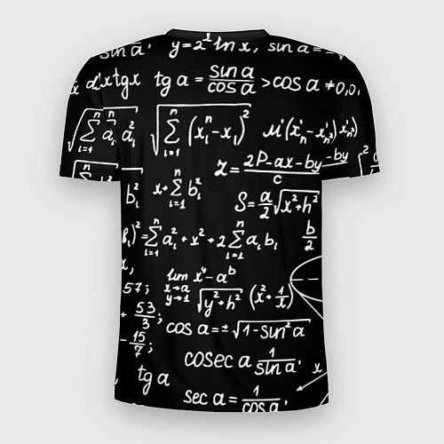 Мужская спорт-футболка Ювентус физика символы / 3D-принт – фото 2