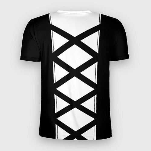 Мужская спорт-футболка Ювентус геометрия полосы линии / 3D-принт – фото 2