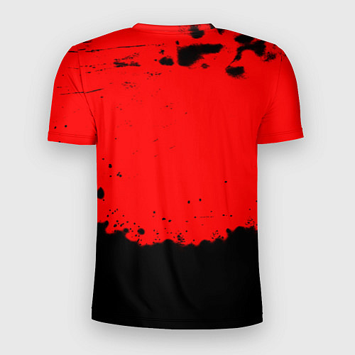 Мужская спорт-футболка Манчестер Юнайтед краски брызги / 3D-принт – фото 2