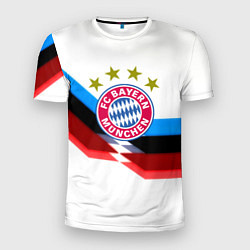 Футболка спортивная мужская Бавария Мюнхен геометрия спорт, цвет: 3D-принт