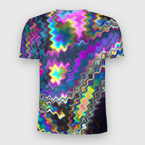 Мужская спорт-футболка Абстракция переливы / 3D-принт – фото 2