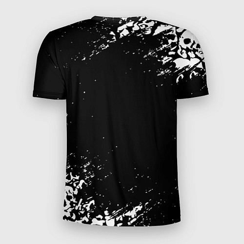 Мужская спорт-футболка Ювентус черепа краски / 3D-принт – фото 2