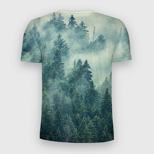 Мужская спорт-футболка Лес мой храм / 3D-принт – фото 2