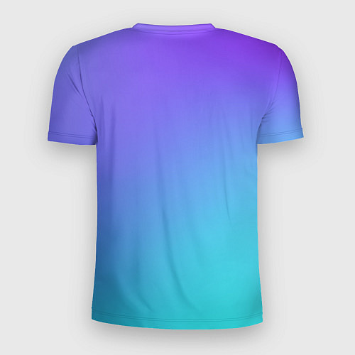 Мужская спорт-футболка Color multi-colored gradient / 3D-принт – фото 2