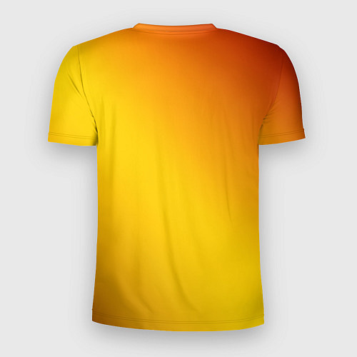 Мужская спорт-футболка Color yellow red gradient / 3D-принт – фото 2