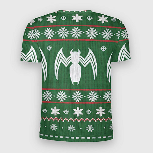 Мужская спорт-футболка Рождественский свитер Венома / 3D-принт – фото 2