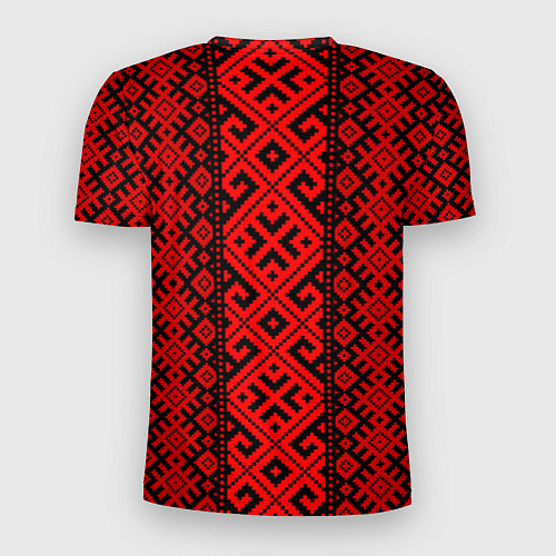 Мужская спорт-футболка Стиль славянский орнамент / 3D-принт – фото 2