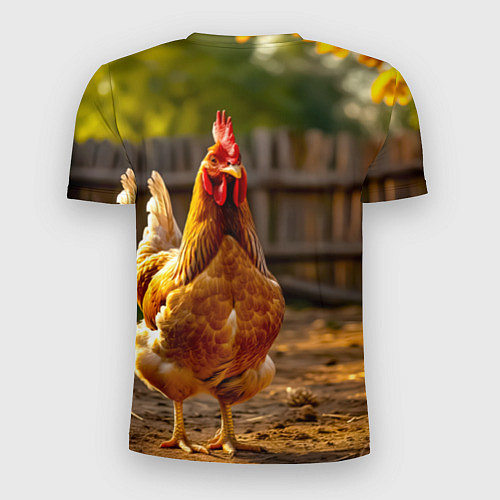 Мужская спорт-футболка Золотой хранитель двора / 3D-принт – фото 2