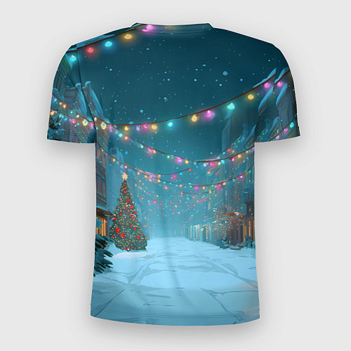 Мужская спорт-футболка Новогодняя лошадка 2026 год / 3D-принт – фото 2