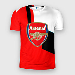 Футболка спортивная мужская Арсенал геометрия спорт, цвет: 3D-принт