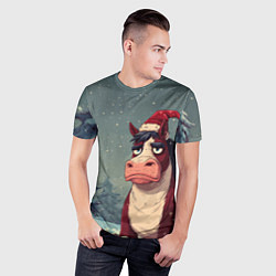 Футболка спортивная мужская Уставшая лошадь, цвет: 3D-принт — фото 2