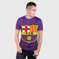 Футболка спортивная мужская Barcelona, цвет: 3D-принт — фото 2