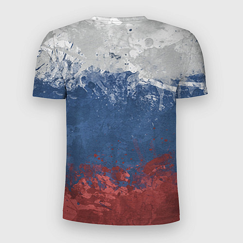 Мужская спорт-футболка Флаг России / 3D-принт – фото 2