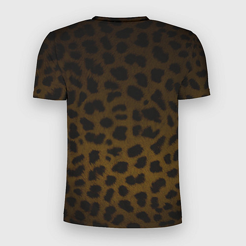 Мужская спорт-футболка Рык леопарда / 3D-принт – фото 2