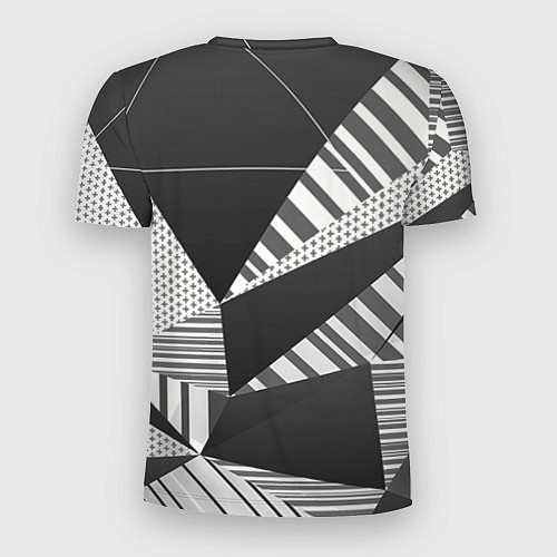 Мужская спорт-футболка Геометрия / 3D-принт – фото 2