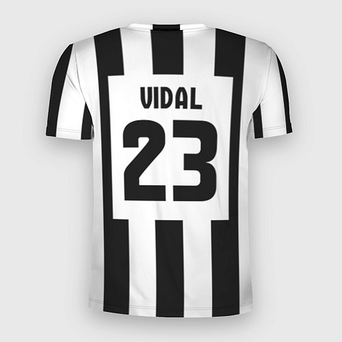 Мужская спорт-футболка Juventus: Vidal / 3D-принт – фото 2