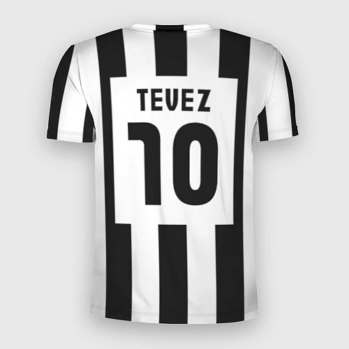 Мужская спорт-футболка Juventus: Tevez / 3D-принт – фото 2