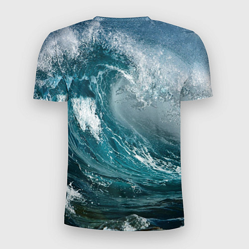 Мужская спорт-футболка Волна / 3D-принт – фото 2