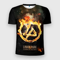 Мужская спорт-футболка Linkin Park: Burning the skies